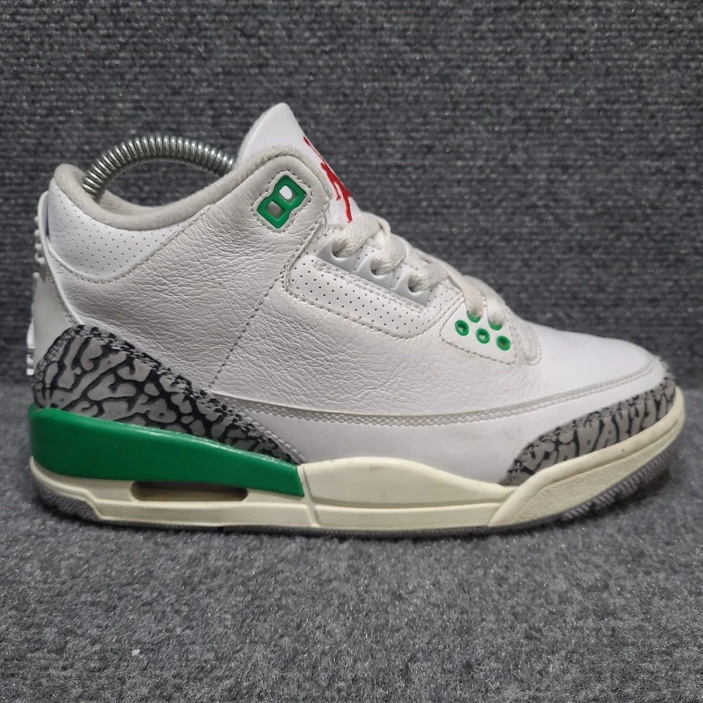 Air Jordan 3 Retro Lucky Green Style # CK9246-136‎ Women's Size 6.5